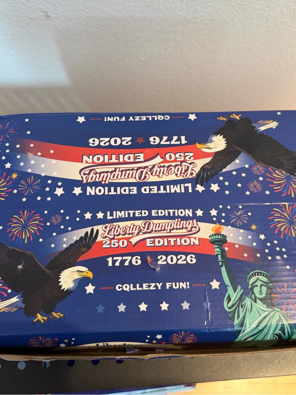 Limited Edition 250th Liberty Foam Squishy Dumplings Brand New